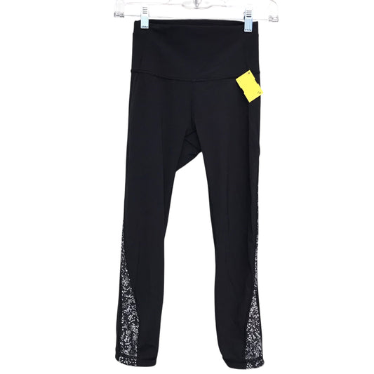 Athletic Leggings Capris By Lululemon In Black, Size:Xs