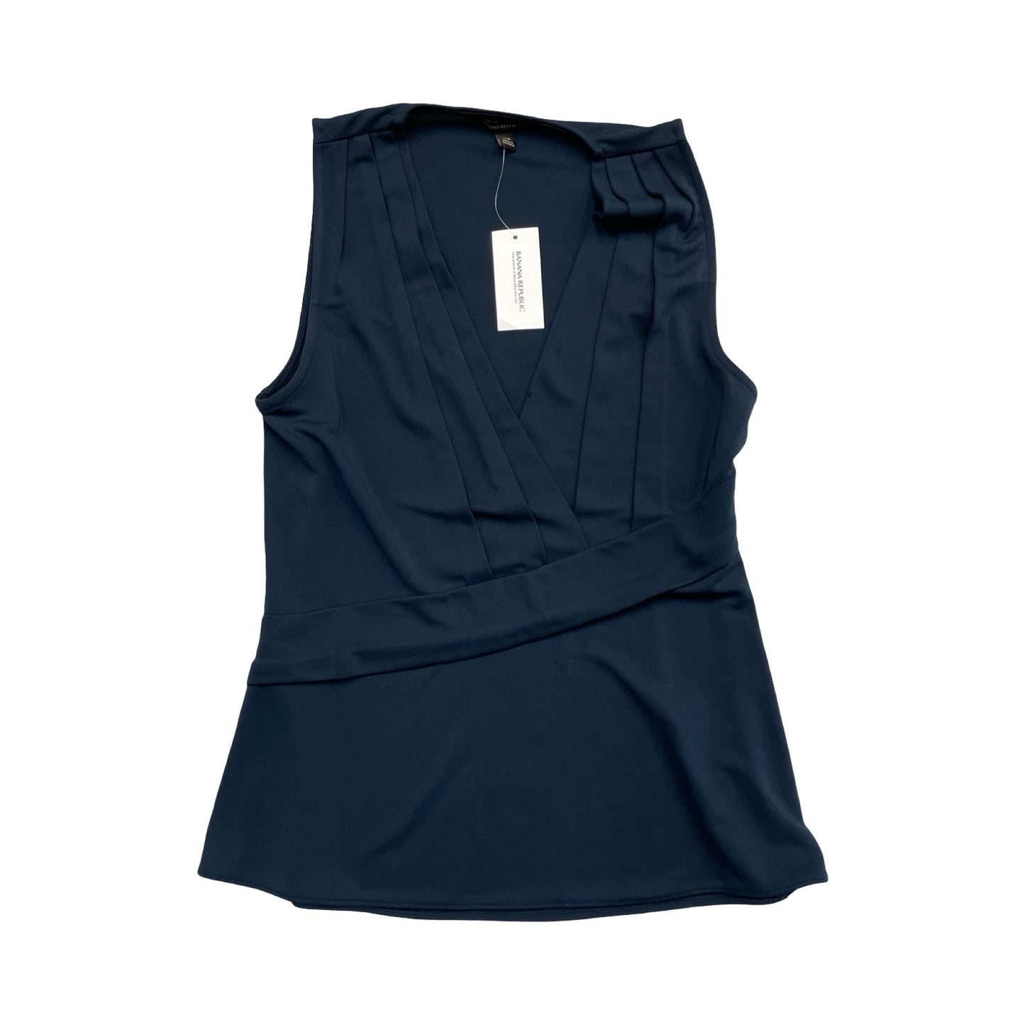 Top Sleeveless By Banana Republic In Navy, Size:Xs