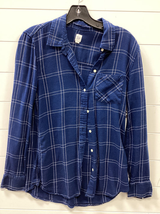 Blouse Ls By Gap In Blue, Size:S