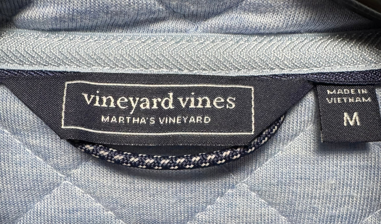 Jacket Puffer & Quilted By Vineyard Vines In Blue, Size: M