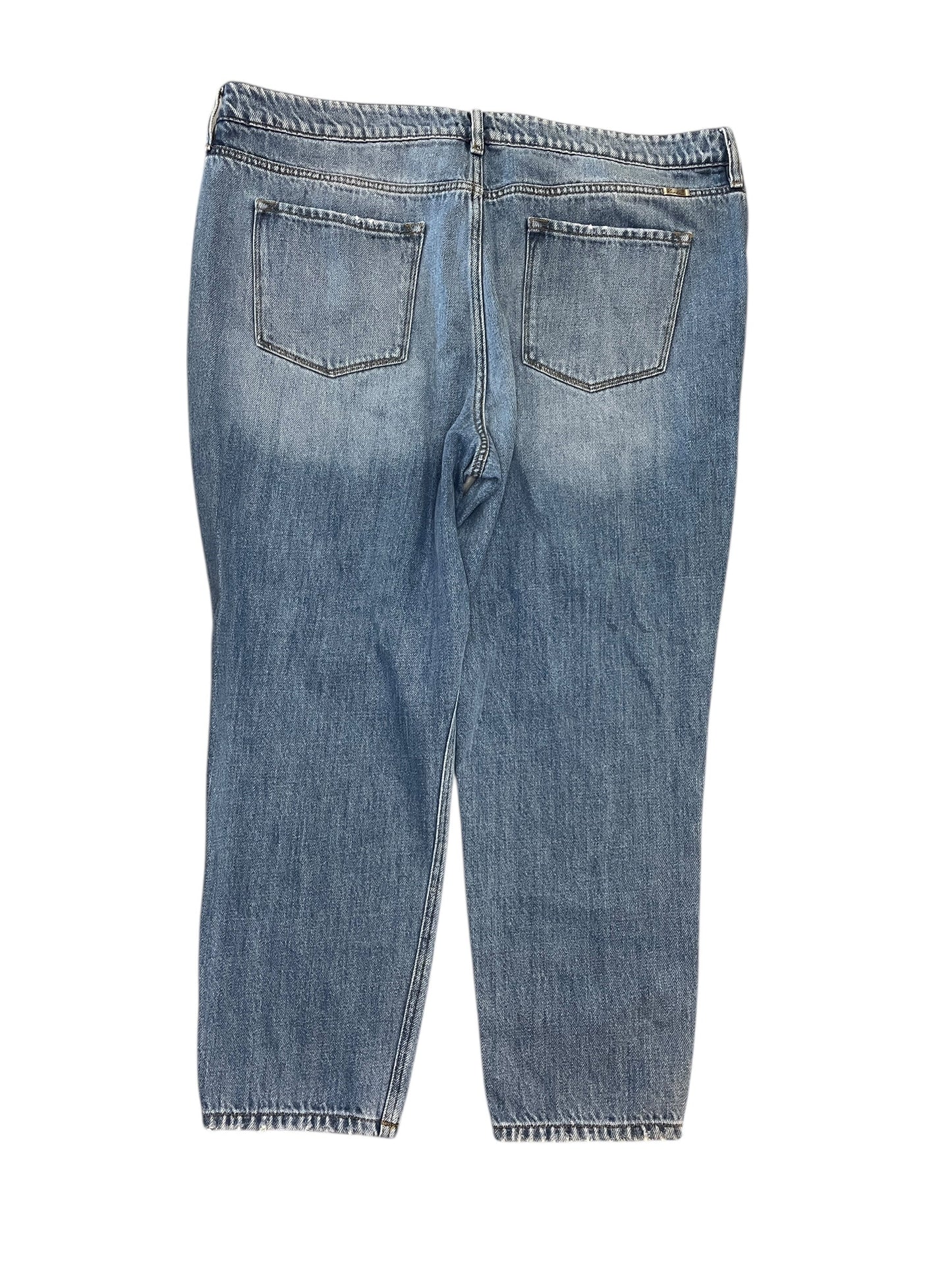 Jeans Boyfriend By Kancan In Blue Denim, Size:20