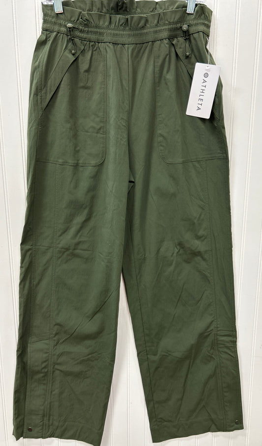 Athletic Pants By Athleta In Green, Size:M