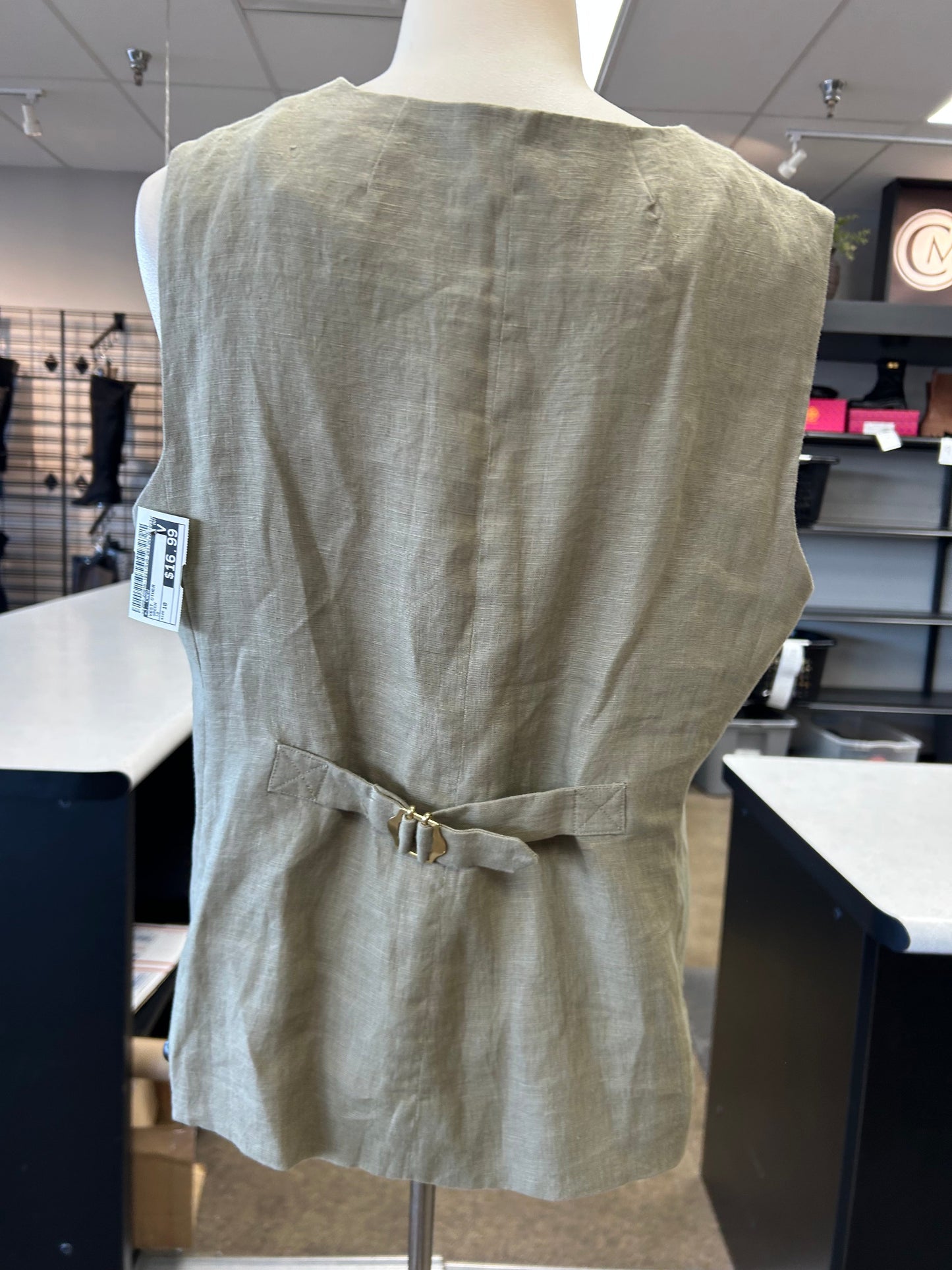 Vest Other By J. Crew In Green, Size:10