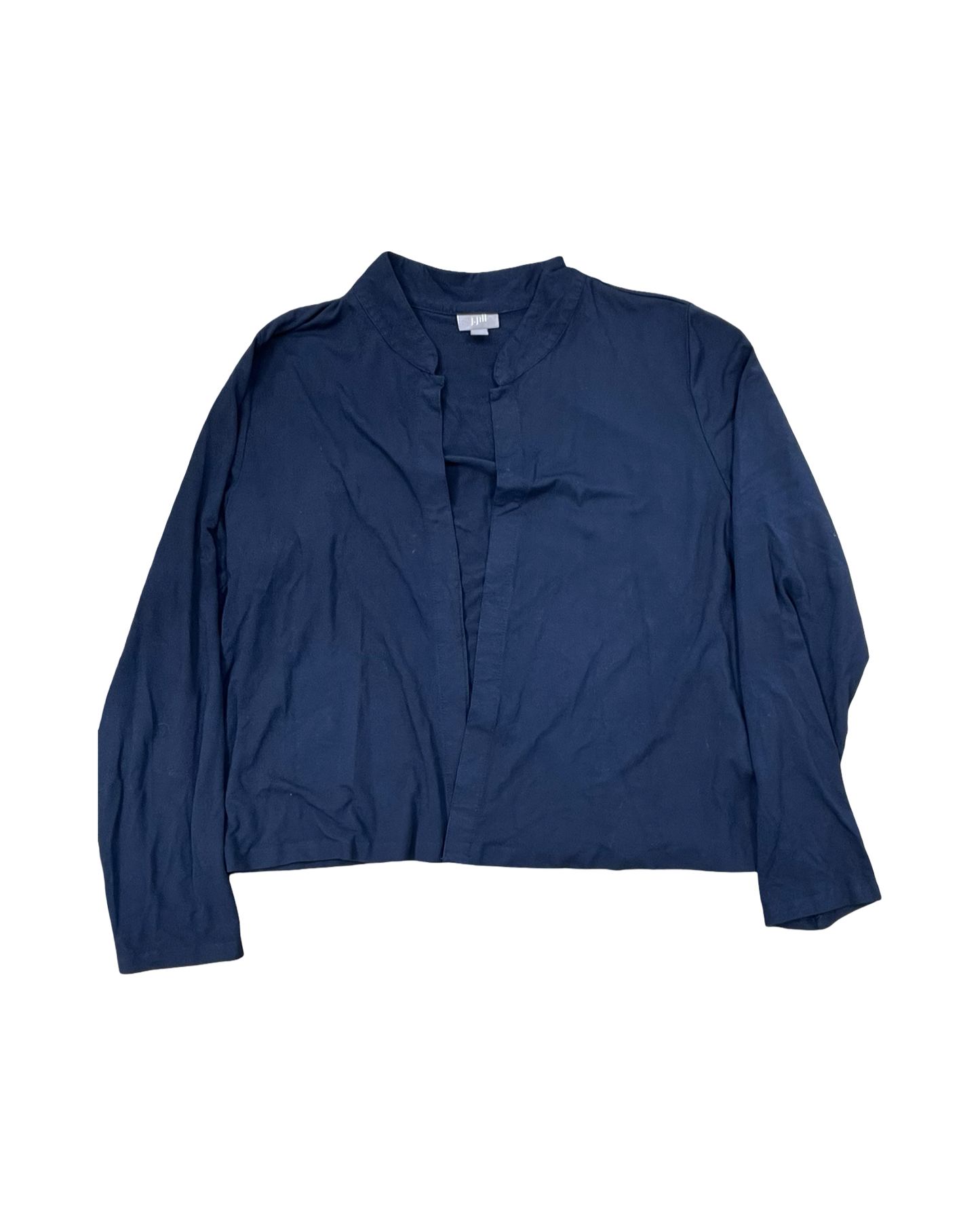 Cardigan By J. Jill In Navy, Size:L