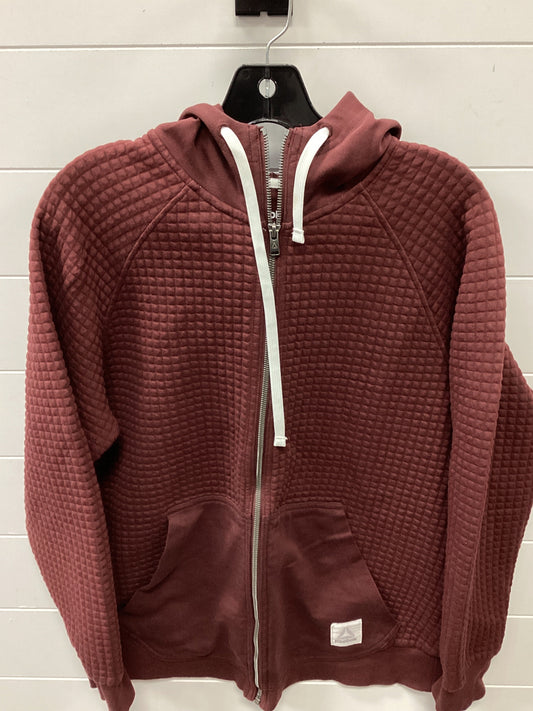 Sweatshirt Hoodie By Reebok In Maroon, Size:Xl