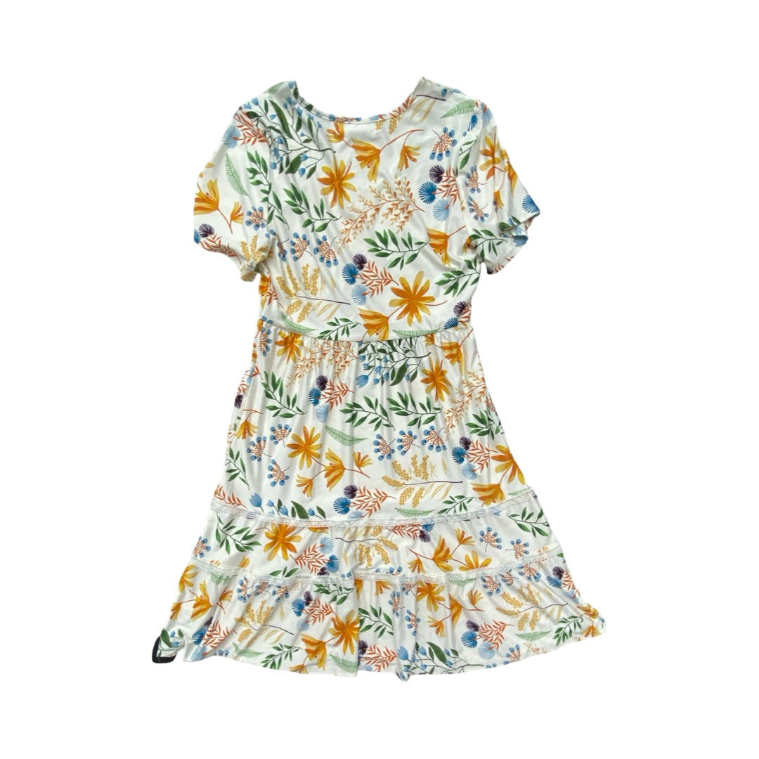 Dress Casual Midi By White Mountain In Floral Print, Size:S