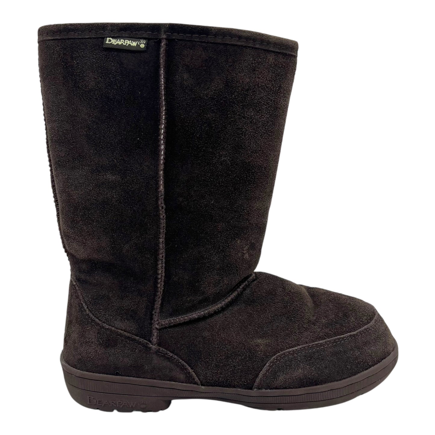 Boots Snow By Bearpaw In Brown, Size:10