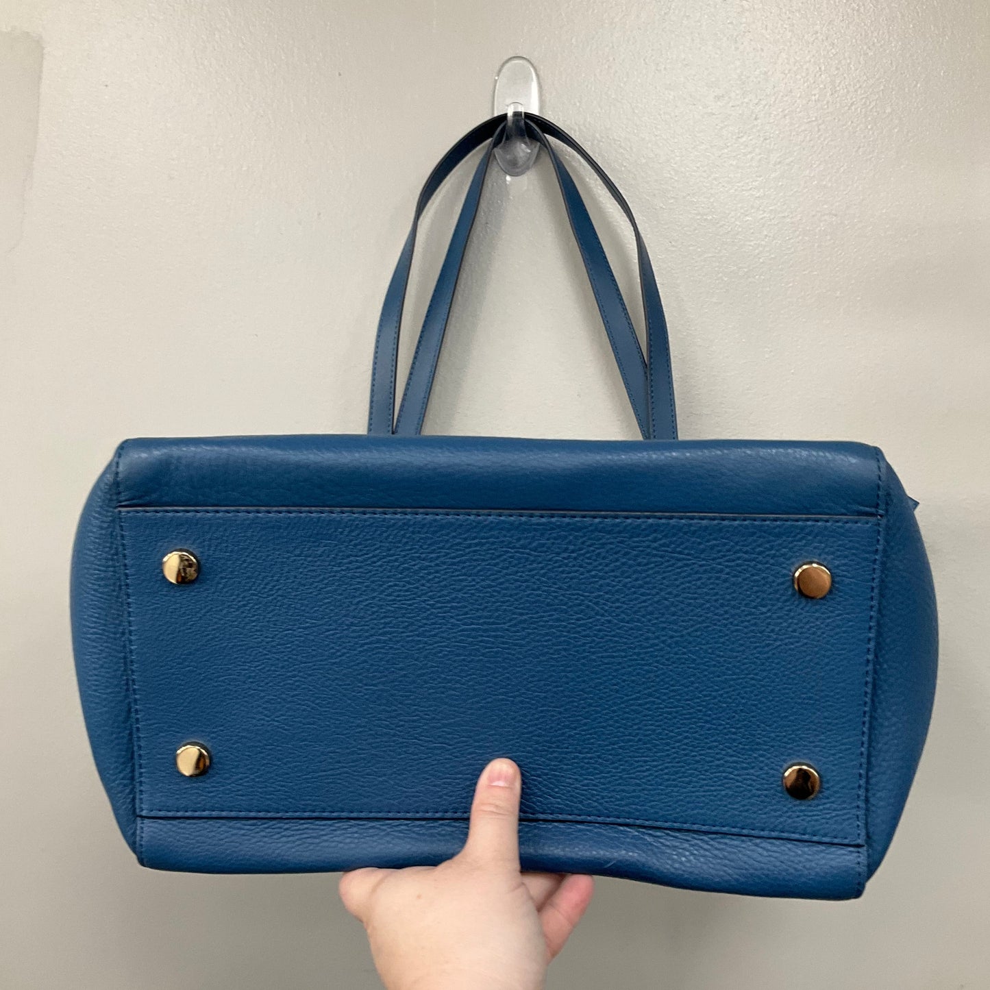 Handbag Designer By Michael Kors In Blue, Size:Large