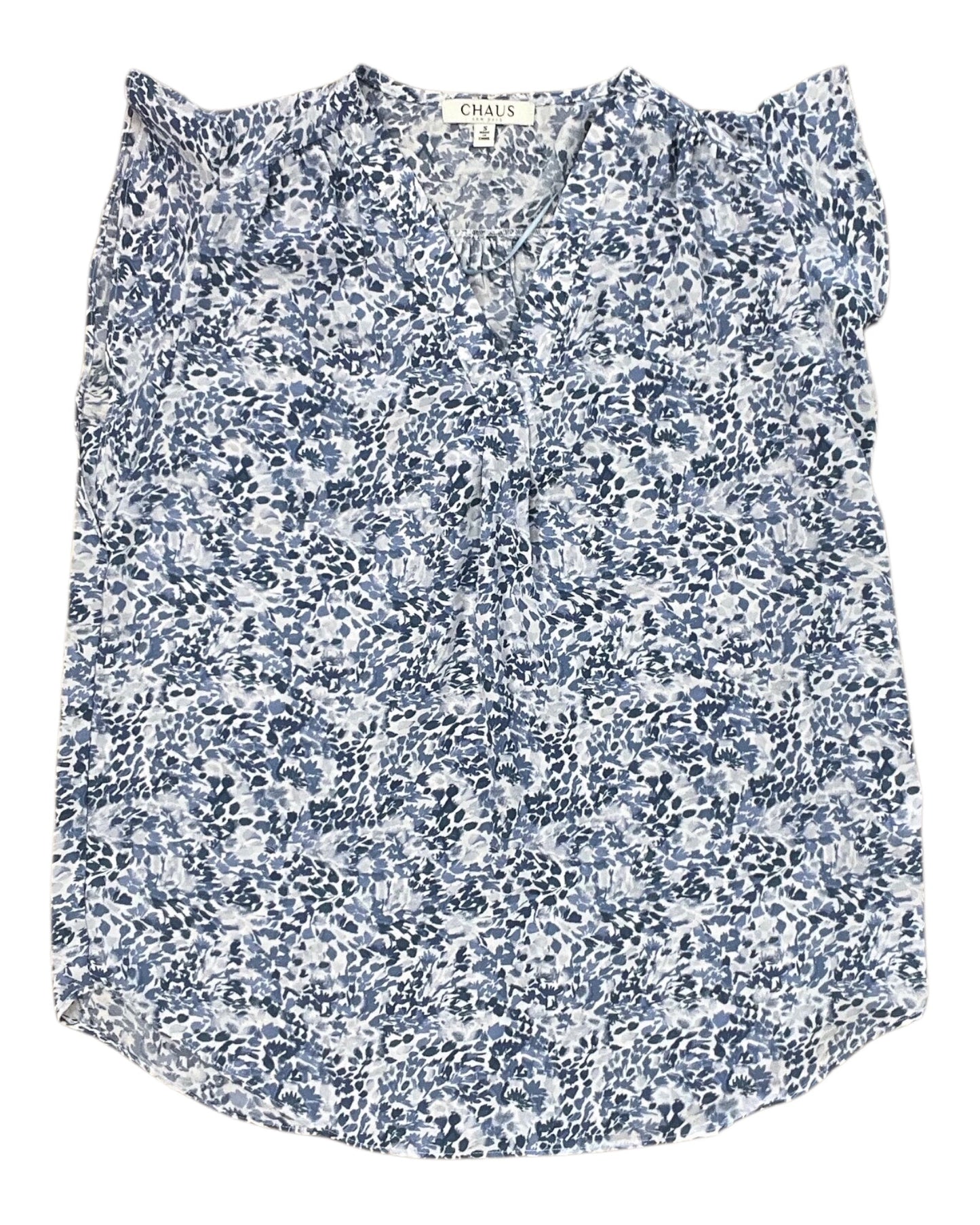 Top Ss By Chaus In Blue & White, Size:S