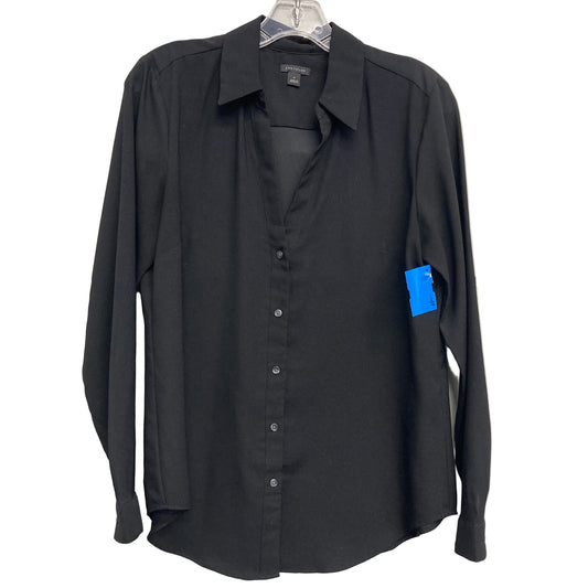 Top Ls By Ann Taylor In Black, Size:M