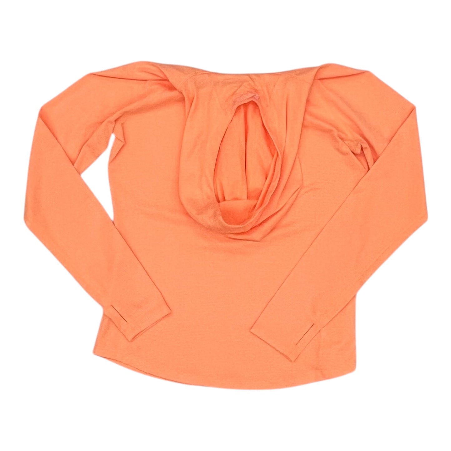 Athletic Top Ls Hoodie By Under Armour In Orange, Size:S