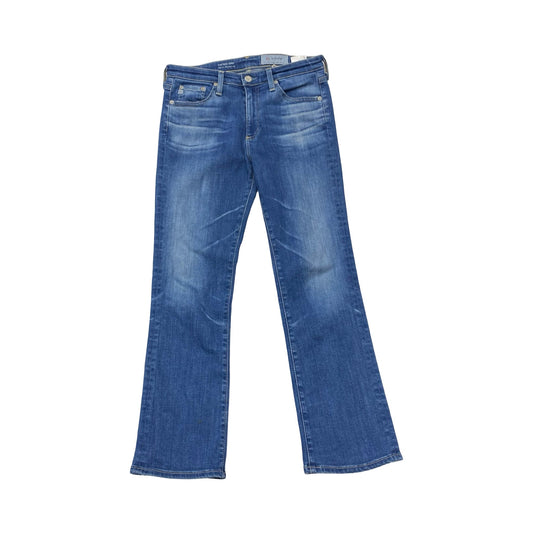 Jeans Cropped By Adriano Goldschmied In Blue Denim, Size:4