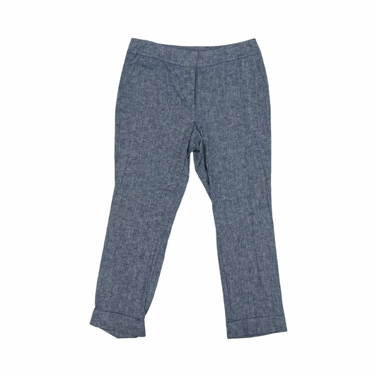 Pants Linen By Ann Taylor In Blue, Size:6