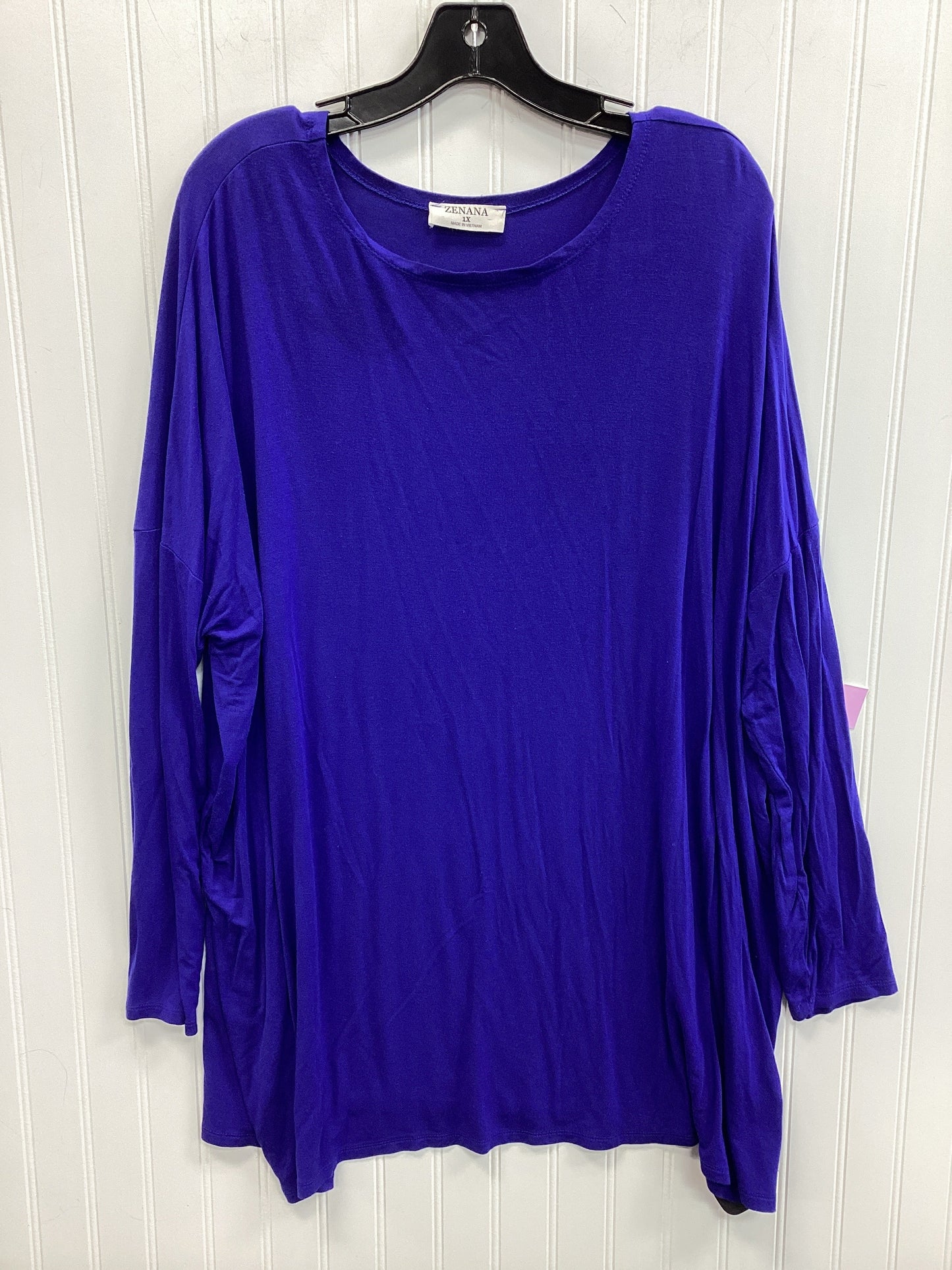 Top Ls By Zenana Outfitters In Nautical Print, Size:1X