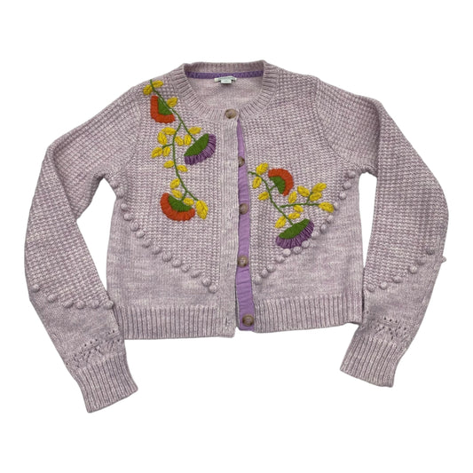 Sweater Cardigan By Sundance In Purple, Size:S