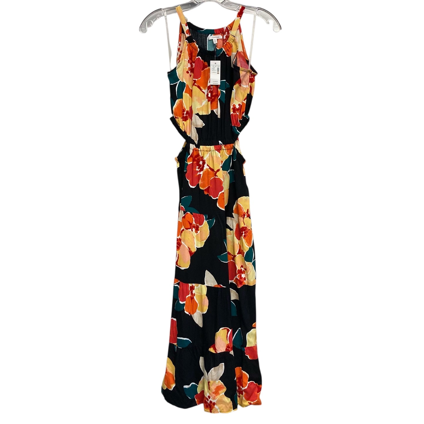Dress Casual Maxi By Maurices In Tropical Print, Size:Xs