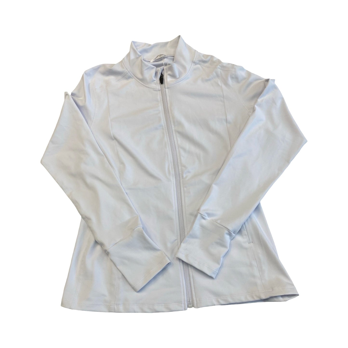 Athletic Jacket By Pinspark In White, Size:M