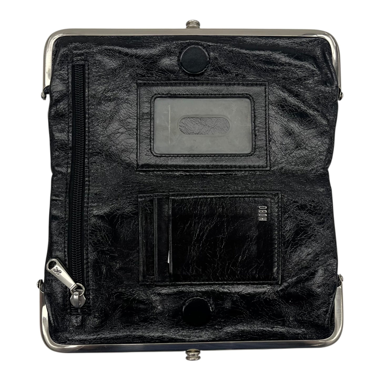 Clutch Leather By Hobo Intl In Black, Size:Medium