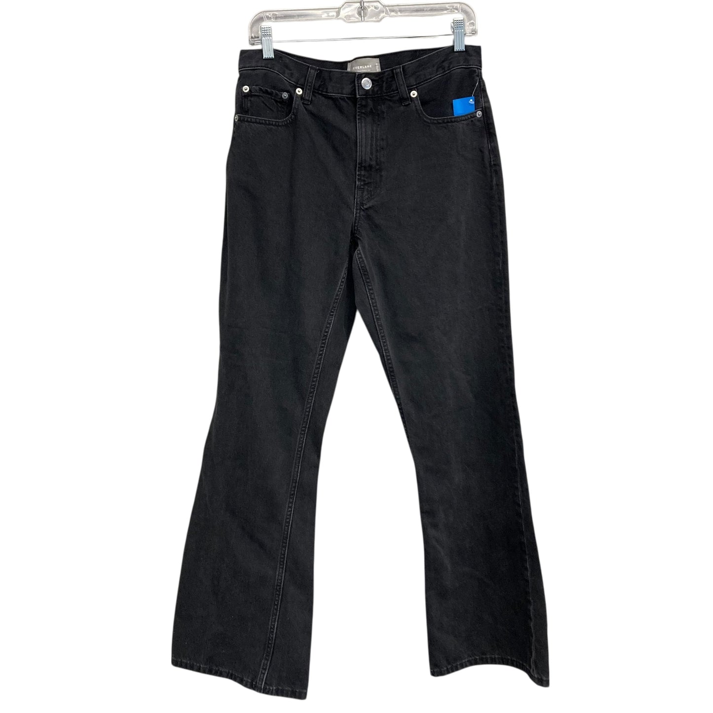 Jeans Boot Cut By Everlane In Black Denim, Size:8