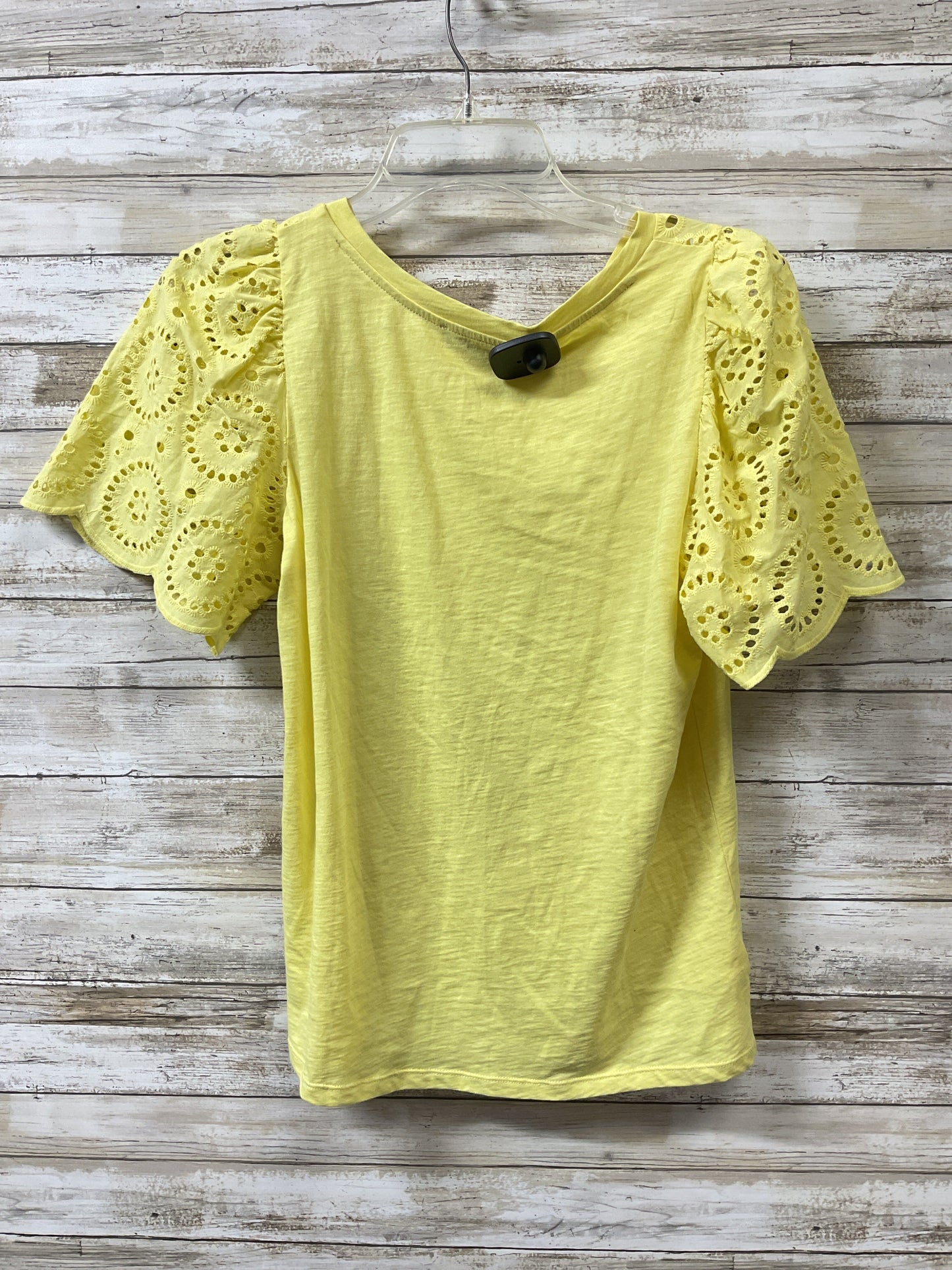Top Ss By Loft In Yellow, Size:Xs