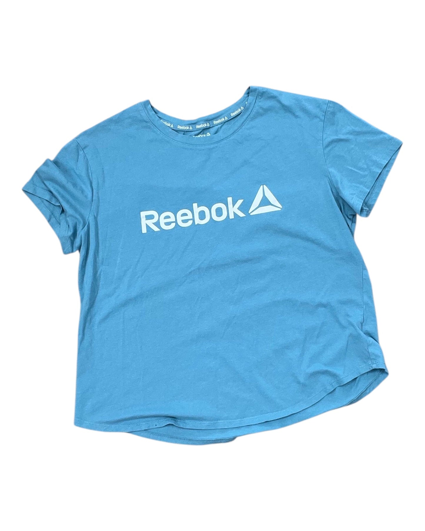 Top Ss By Reebok In Aqua, Size:M