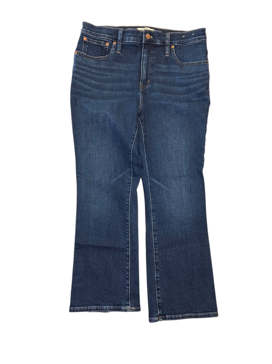 Jeans Flared By Madewell In Blue Denim, Size:10