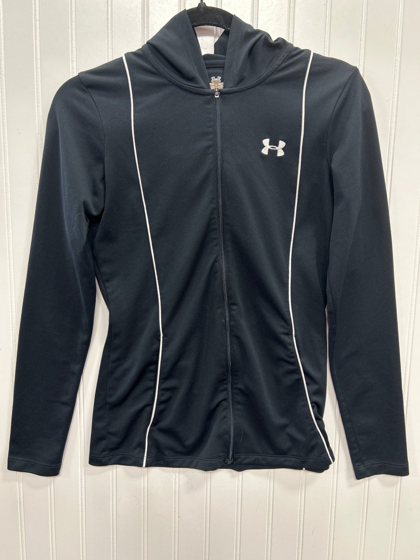 Athletic Top Ls Hoodie By Under Armour In Black, Size:S