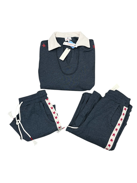 Pants Set 3Pc By Sundry In Grey, Size:Xs