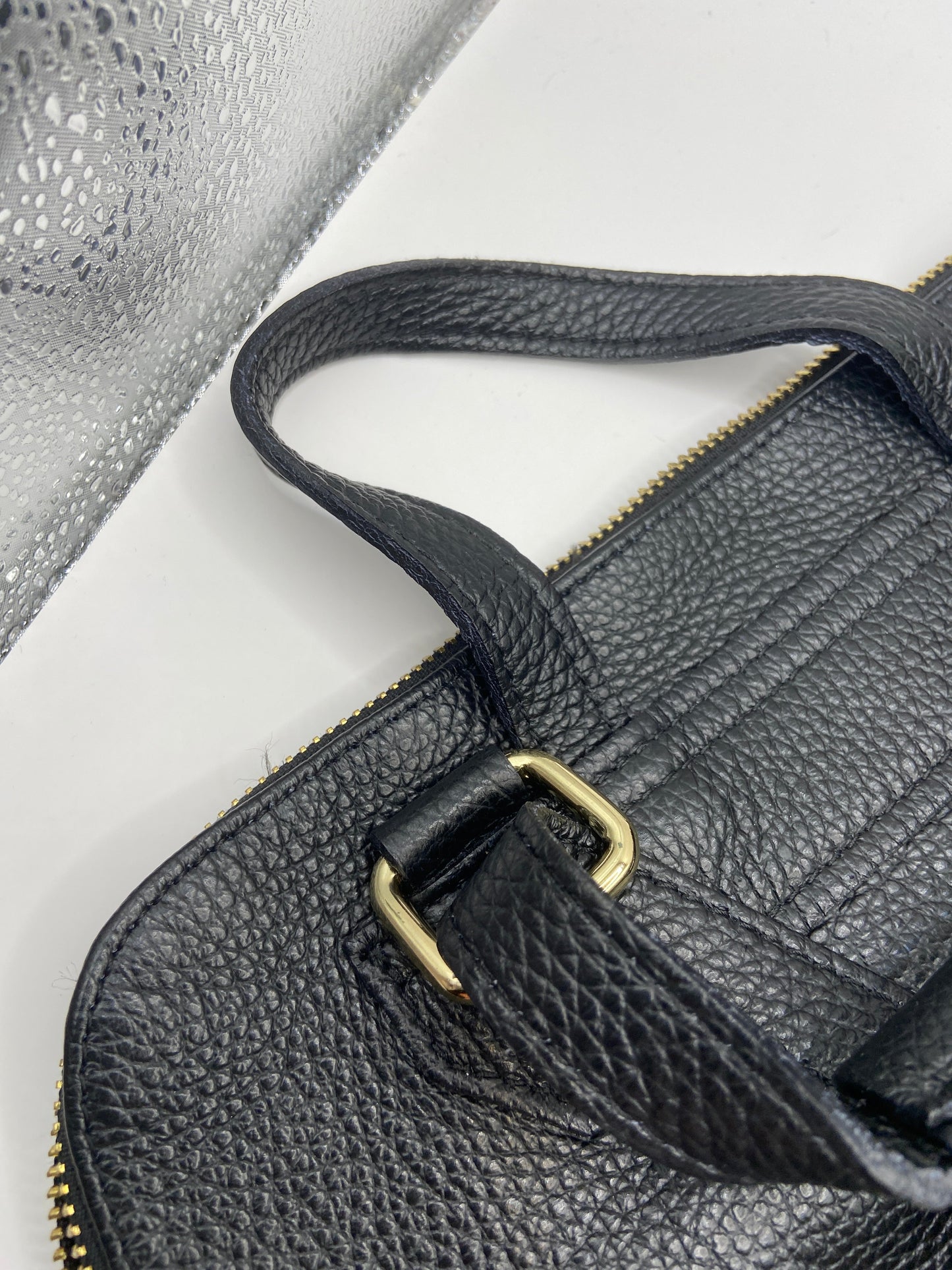 Backpack Leather By Clothes Mentor, Size: Medium