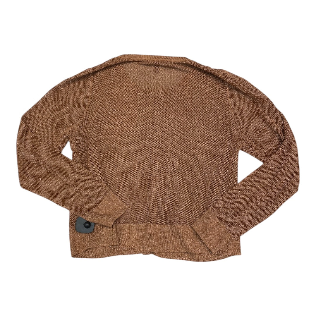 Sweater Cardigan By White House Black Market In Gold, Size:Xl