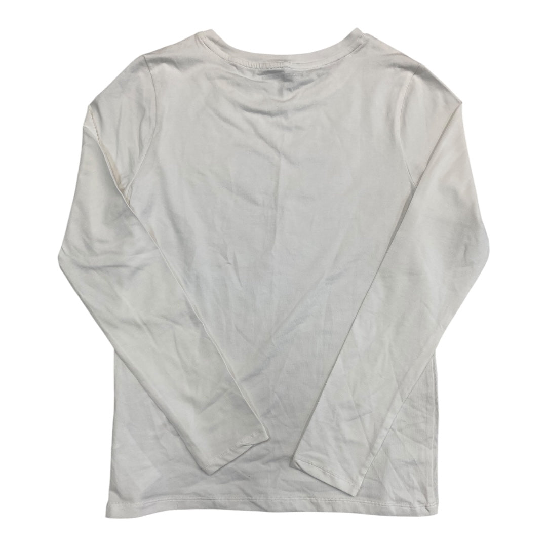 Athletic Top Ls Collar By Tommy Hilfiger In White, Size:Xs