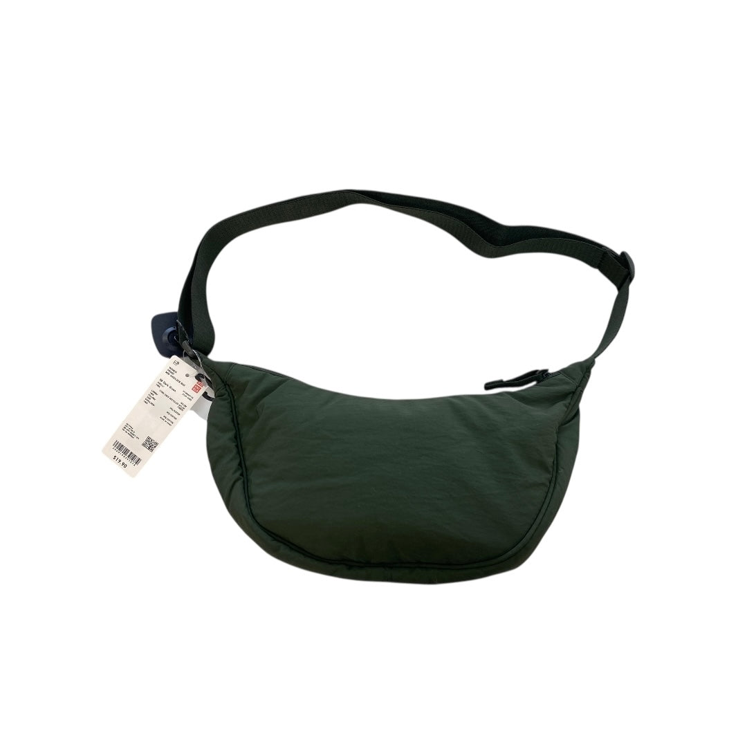 Handbag By Uniqlo In Green, Size:Small