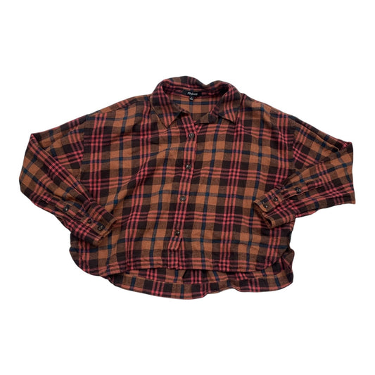 Top Ls By Madewell In Plaid Pattern, Size:S