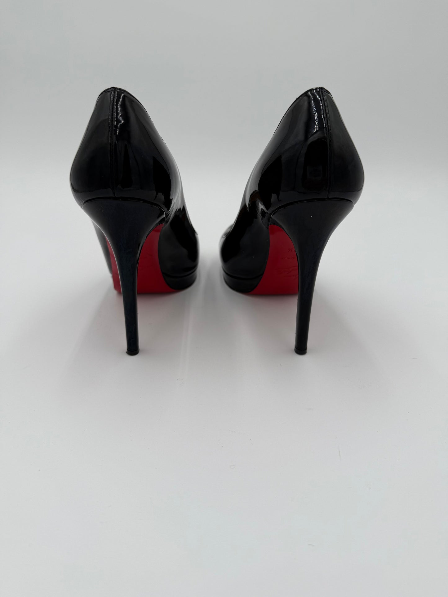 Shoes Luxury Designer By Christian Louboutin In Black, Size:7.5