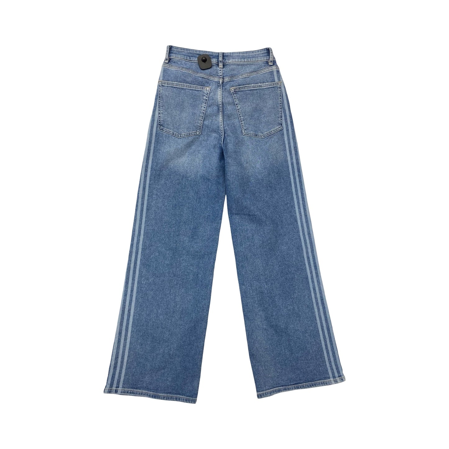 Jeans Wide Leg By Clothes Mentor In Blue Denim, Size:4