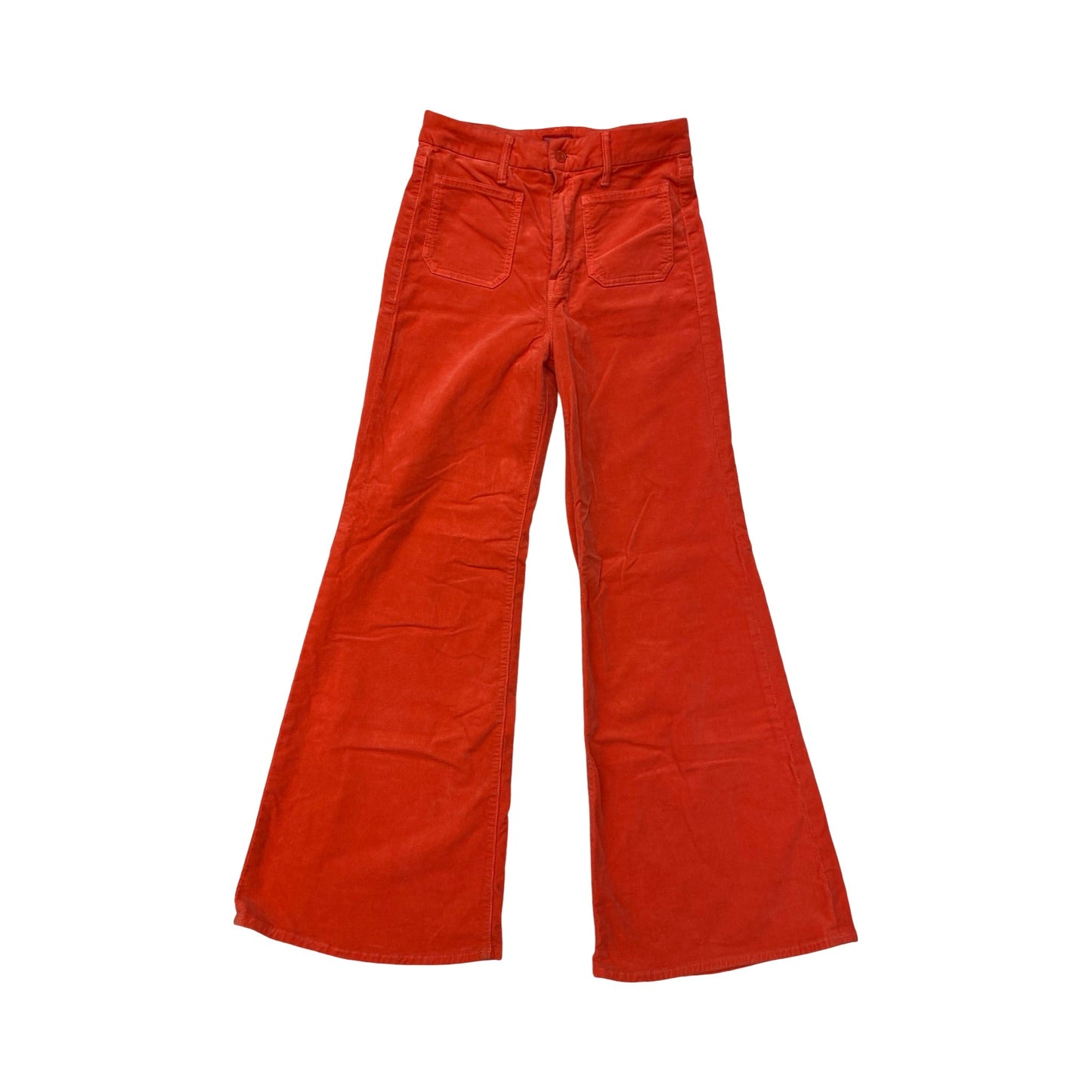 Pants Corduroy By Mother In Orange & Red, Size:6