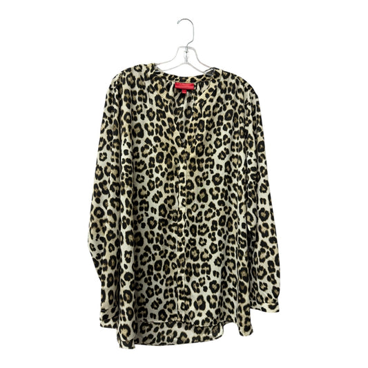 Top Ls By Jennifer Lopez In Animal Print, Size:3X