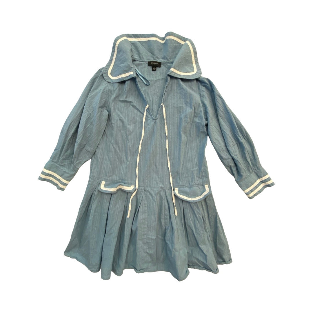 Dress Casual Midi By b. darlin In Blue, Size:Xs