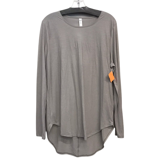 Athletic Top Ls Crewneck By Under Armour In Grey, Size:Xl