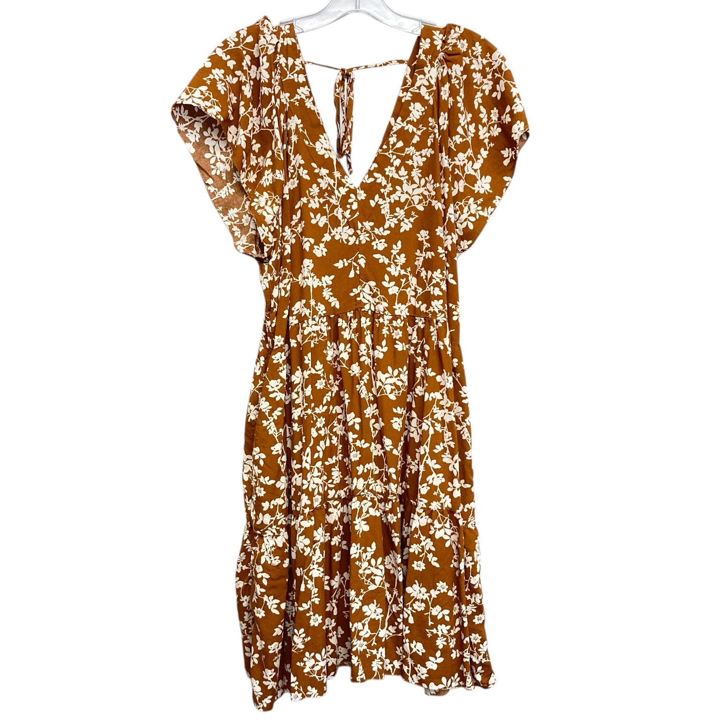 Dress Casual Short By Old Navy In Brown & White, Size:Xl