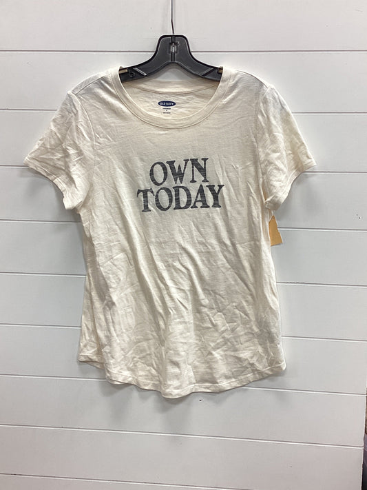 Top Ss By Old Navy In Cream, Size:S