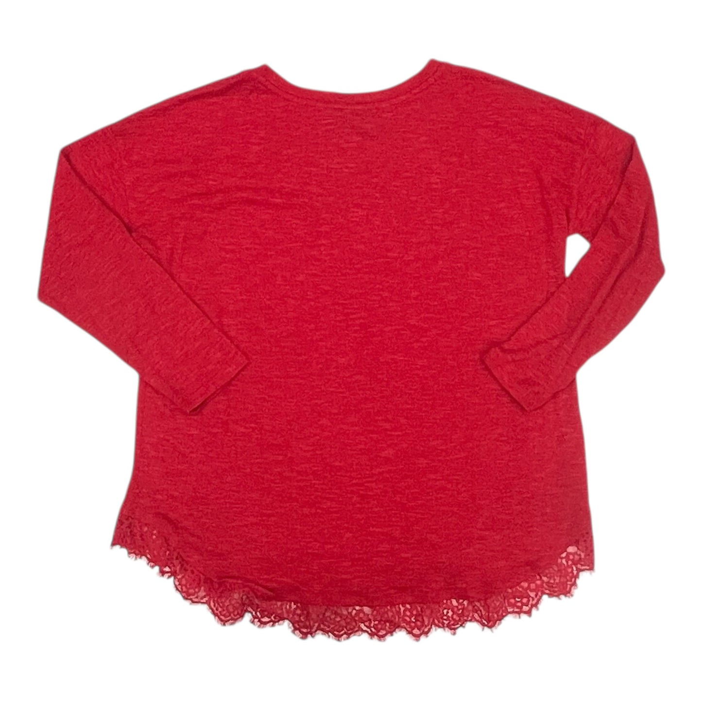 Top Ls By Cato In Red, Size:Xl