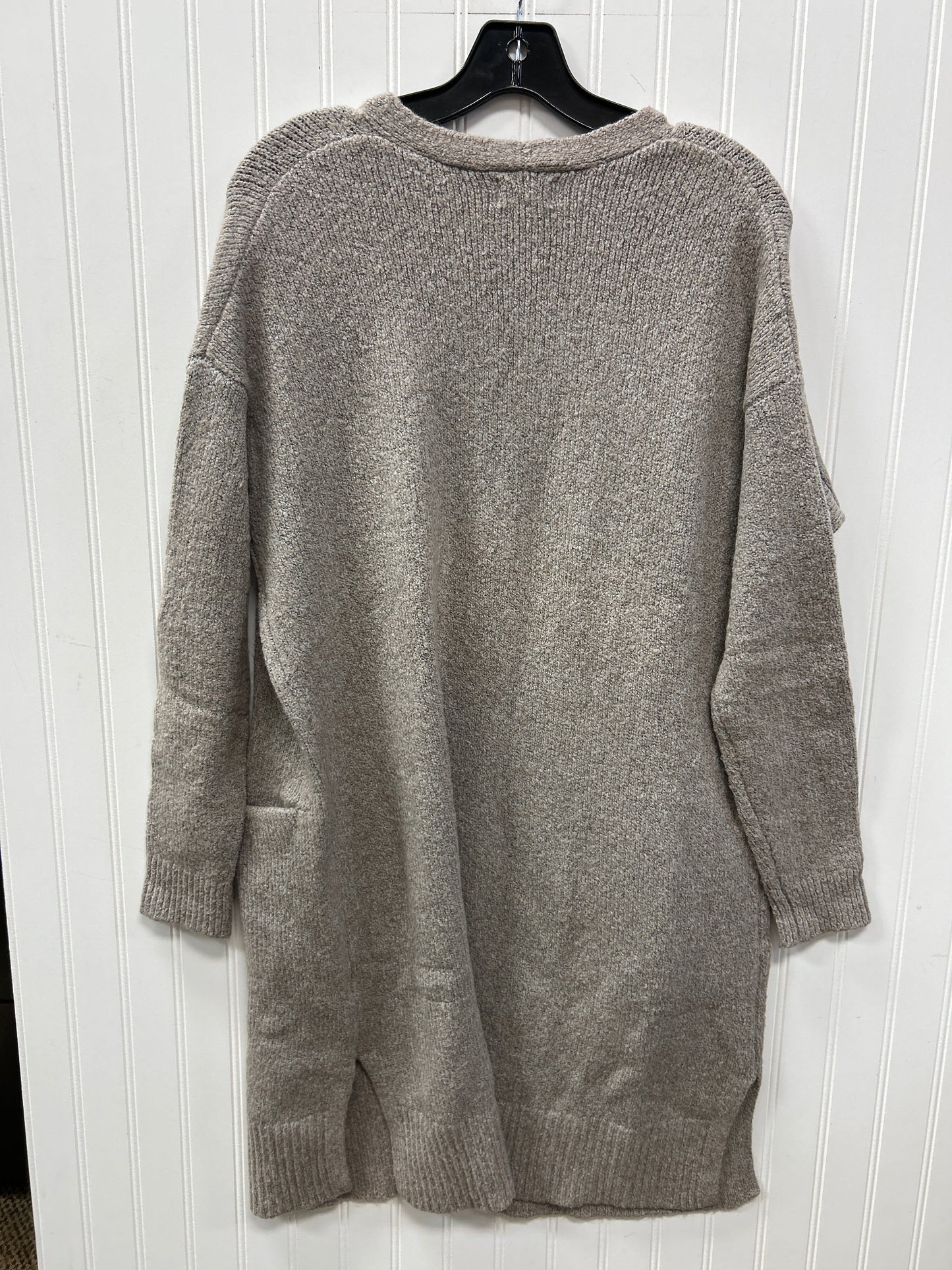 Sweater Cardigan By Old Navy In Taupe, Size:M