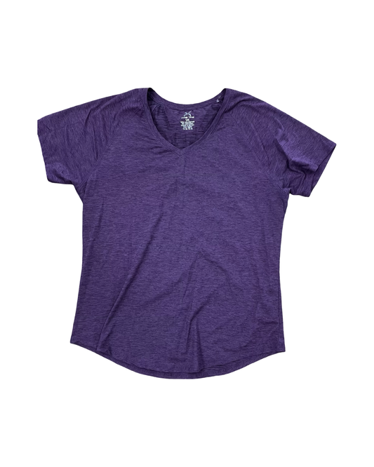 Athletic Top Ss By Clothes Mentor In Purple, Size:1X