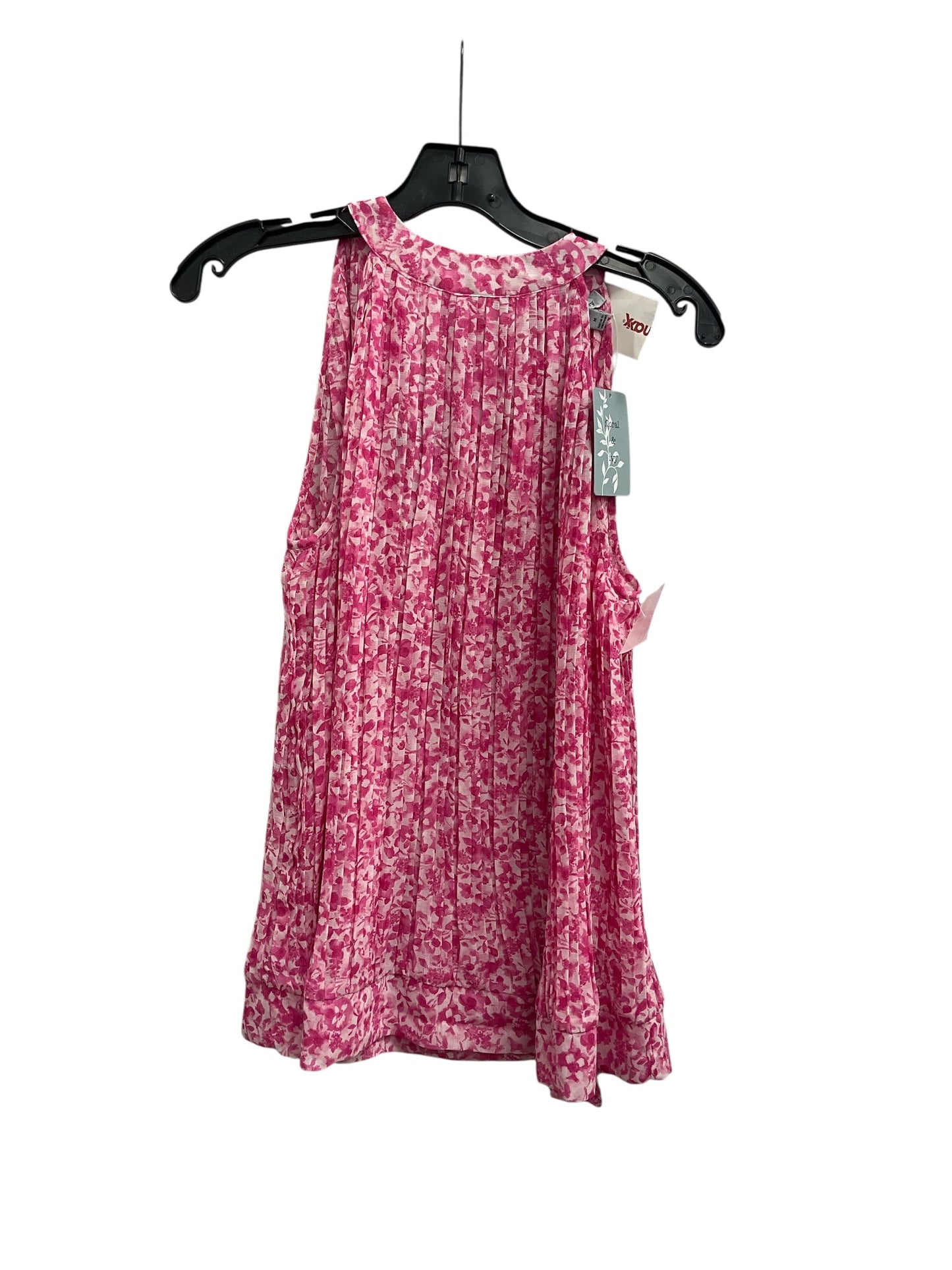 Top Sleeveless By Clothes Mentor In Pink, Size:M