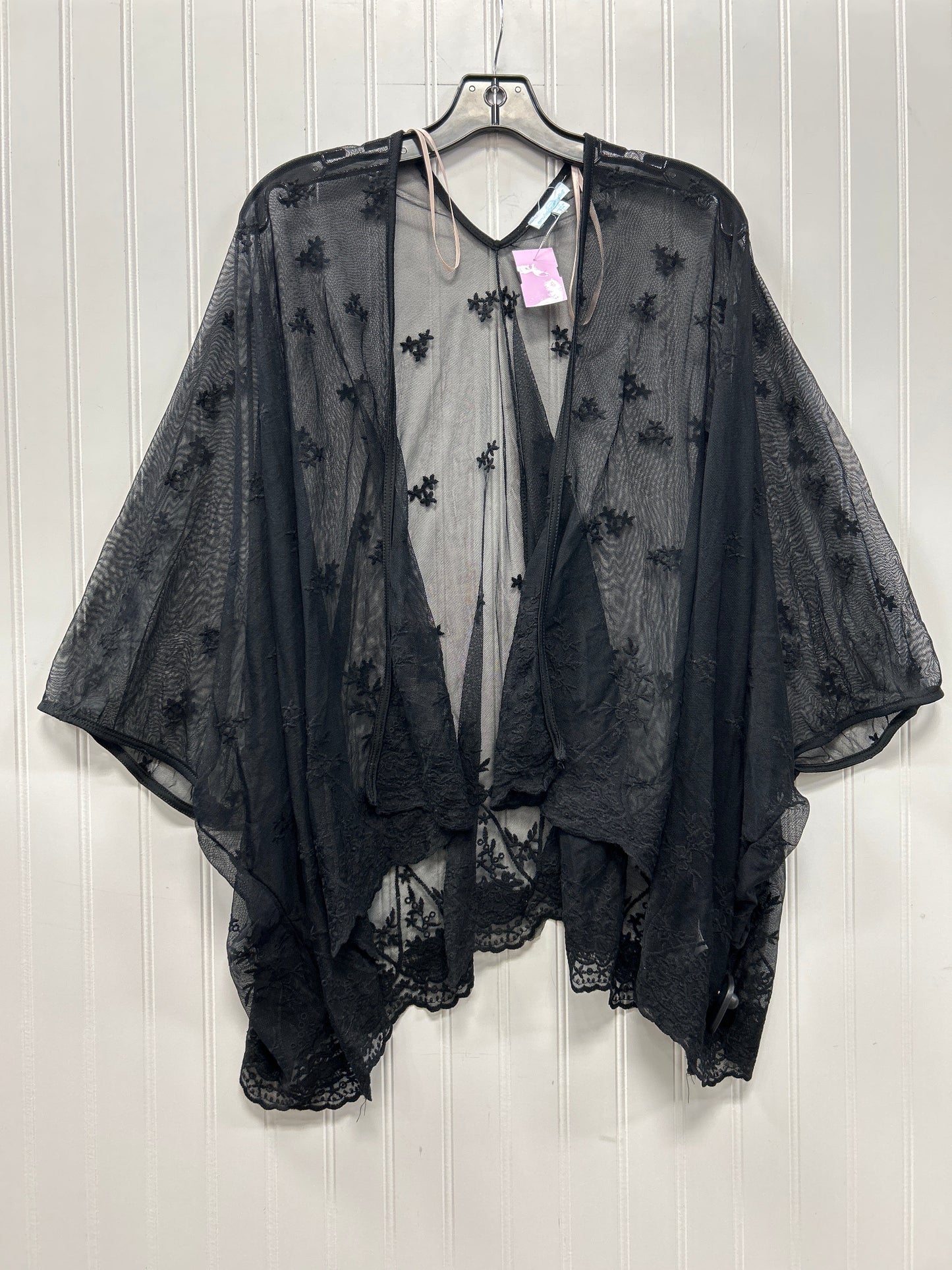 Kimono By Cmc In Black, Size:1X