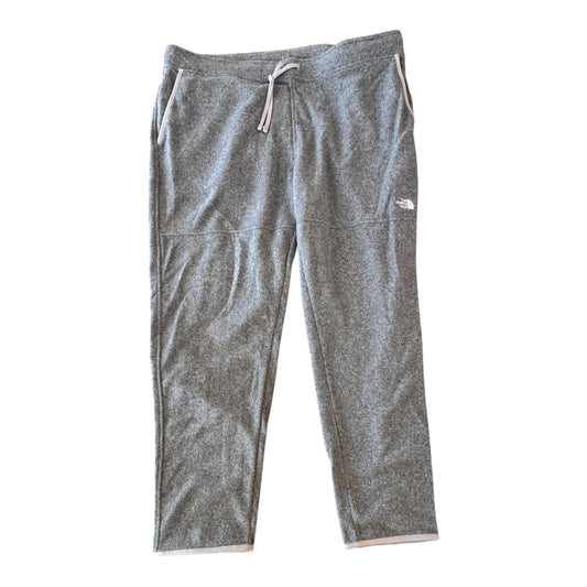 Athletic Pants Fleece By The North Face In Grey, Size:2X