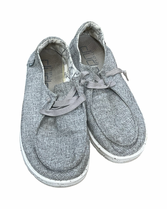 Shoes Sneakers By Hey Dude In Grey, Size:9