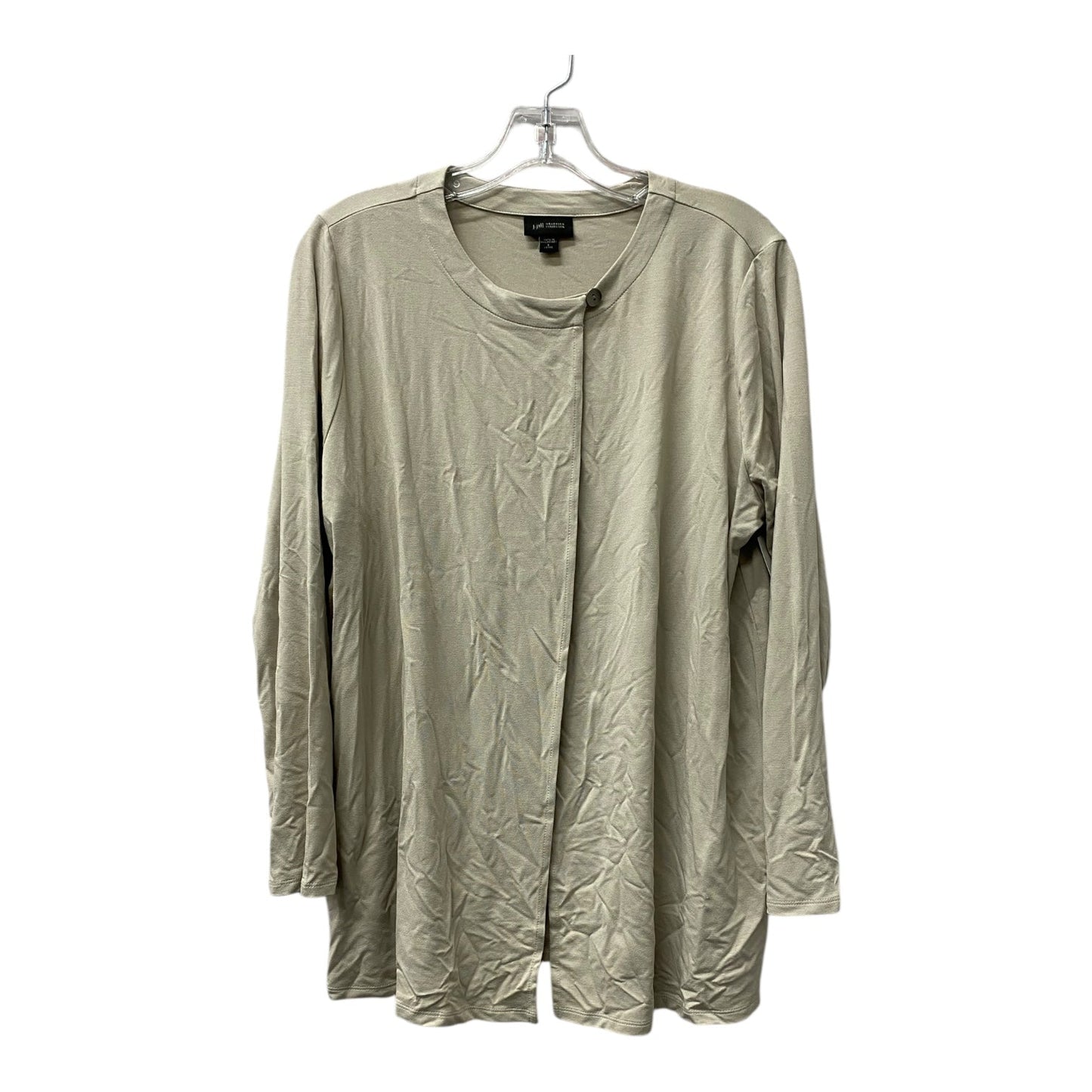 Cardigan By J. Jill In Tan, Size:Lp