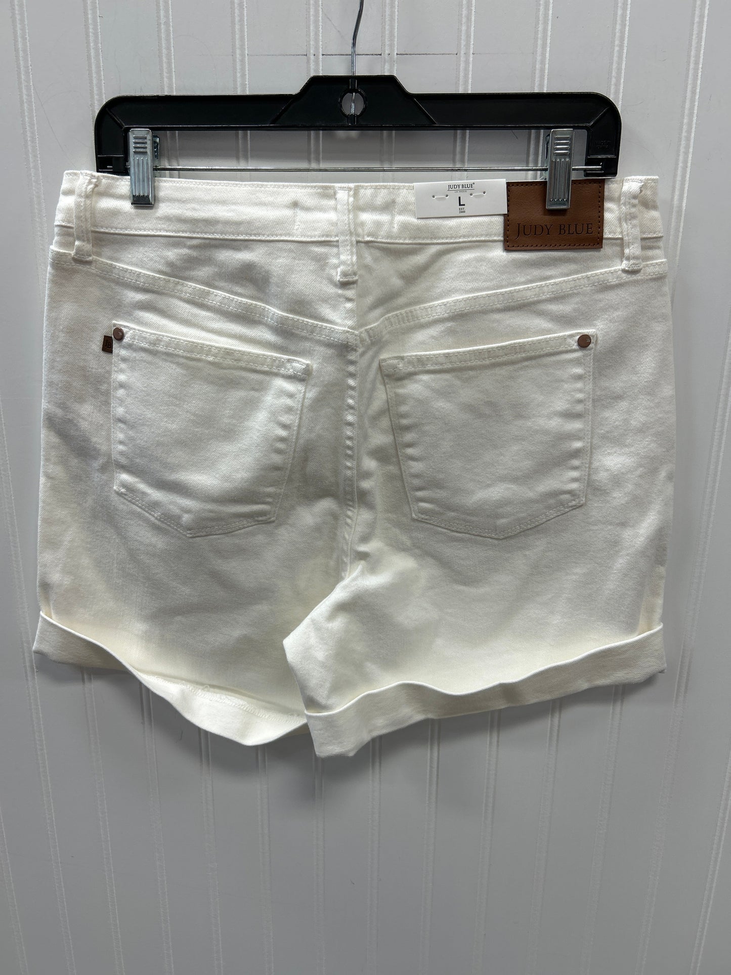 Shorts By Judy Blue In Cream Denim, Size:12